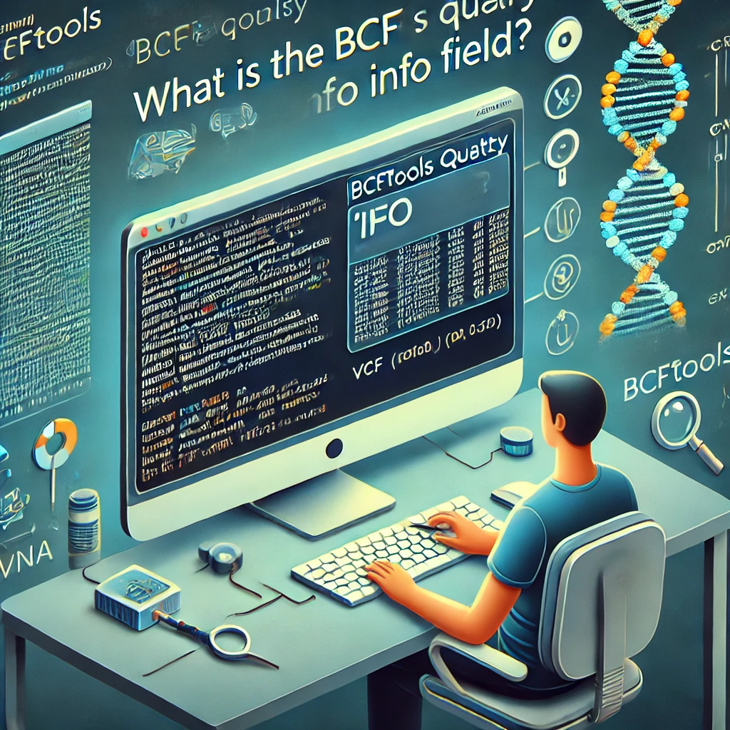 What is the bcftools query info field?