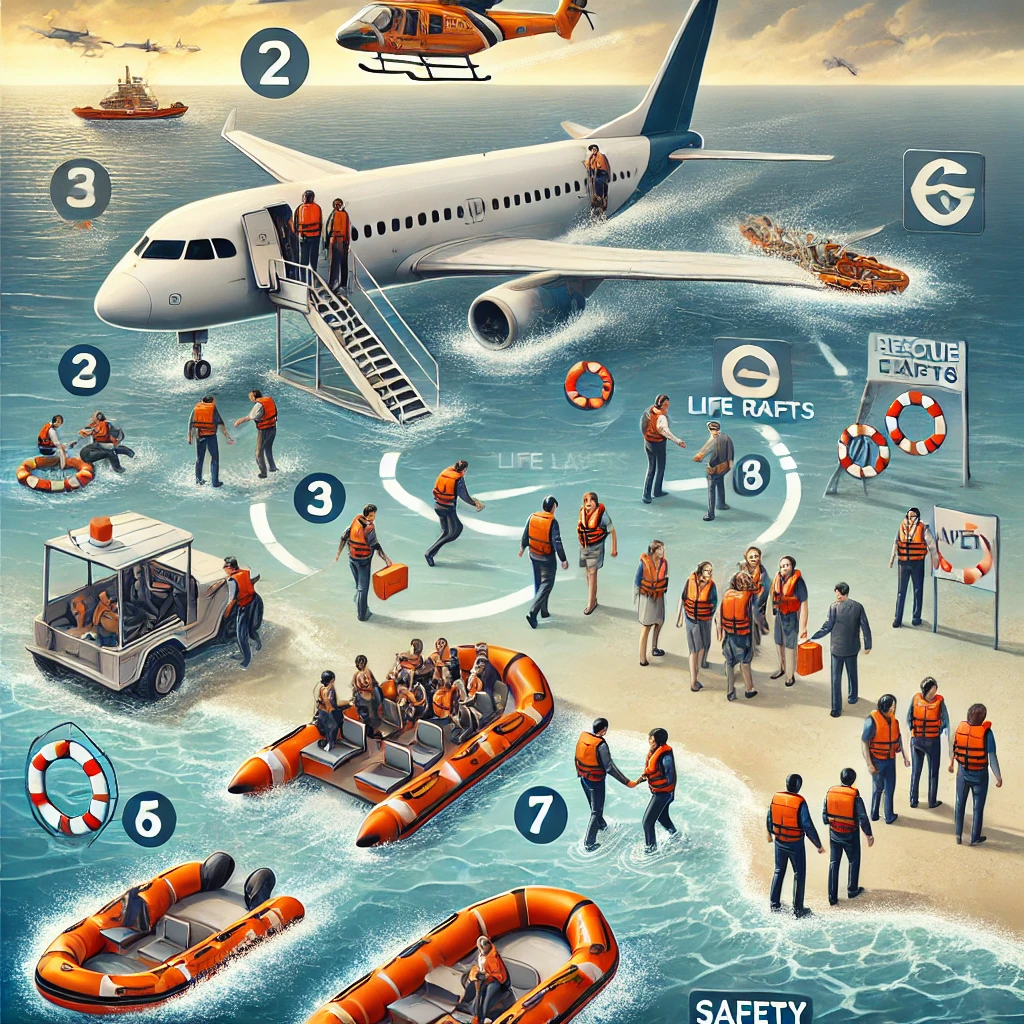 Steps in the Event of a Water Landing